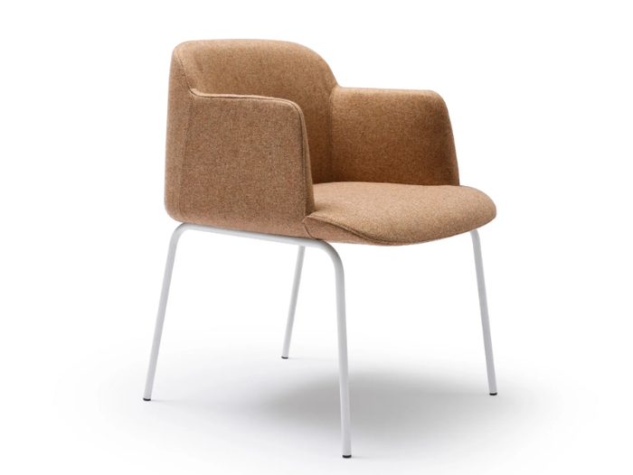 DEEP - Upholstered chair with armrests _ Quinti Sedute